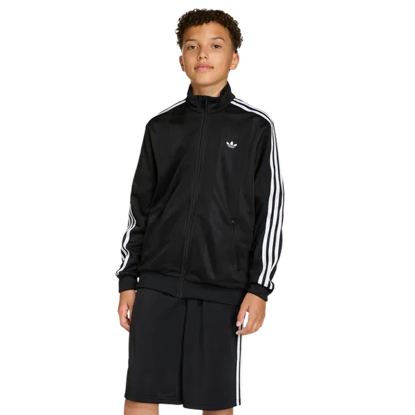 adidas FIREBIRD LOOSE-FIT JACQUARD SPORTJACK Black — vergelijk prijzen bij 1 winkels