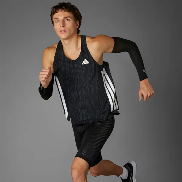adidas Adizero Running Singlet Carbon / Black — vergelijk prijzen bij 1 winkel