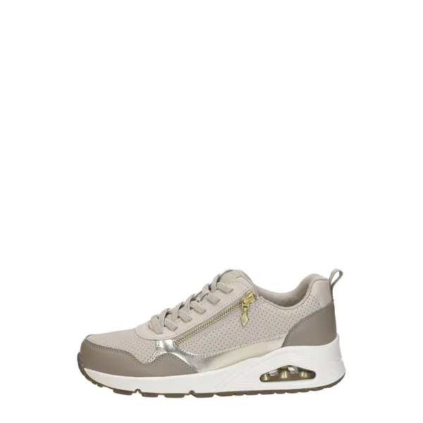 Skechers Uno - Metallic Sliders Beige — vergelijk prijzen bij 1 winkel
