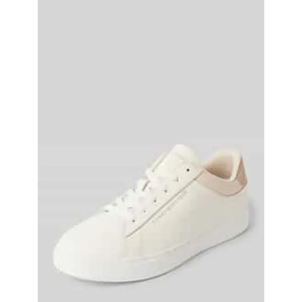 Tommy Hilfiger Sneaker van echt leer Wit — vergelijk prijzen bij 1 winkel
