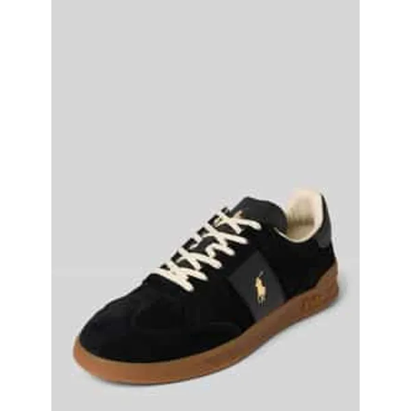 Polo Ralph Lauren Leren sneakers met logodetail Model 'HERITAGE AERA' Zwart — vergelijk prijzen bij 1 winkel