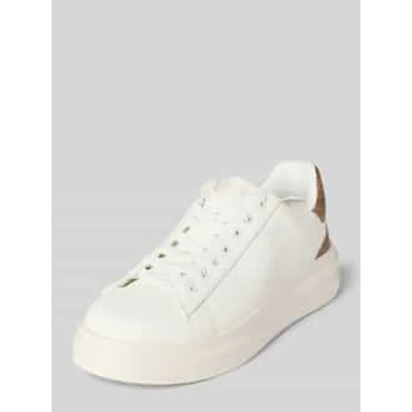 Guess Sneakers van Leermix Model 'ELBINA' Wit — vergelijk prijzen bij 1 winkel