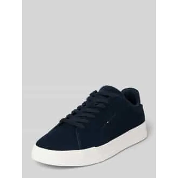 Tommy Hilfiger Lage sneakers van suède, model 'COURT Donkerblauw — vergelijk prijzen bij 1 winkel