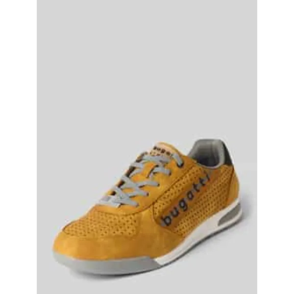 Bugatti sneakers met Label-Details Model 'Trevor' Geel — vergelijk prijzen bij 1 winkel
