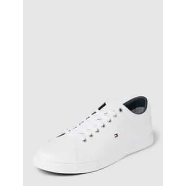 Tommy Hilfiger Sneakers van leer met labeldetail, model 'ESSENTIAL' Wit — vergelijk prijzen bij 1 winkel