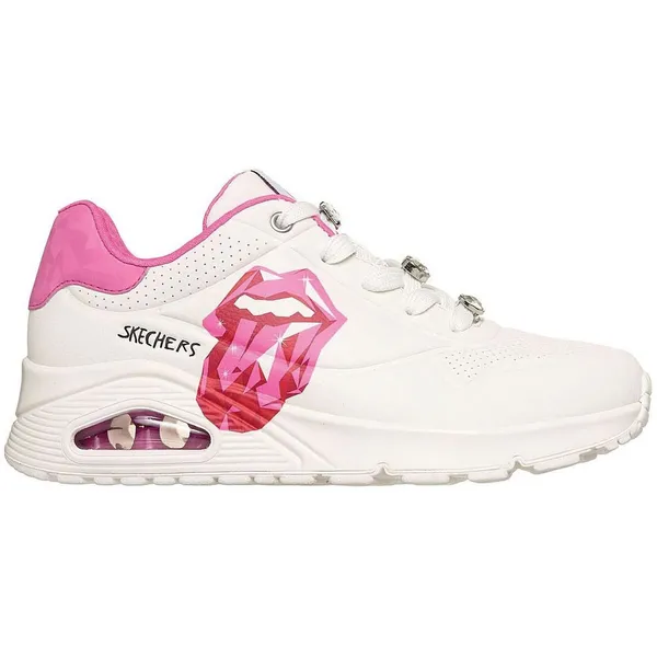 Skechers Uno Diamond Stones wit - roze — vergelijk prijzen bij 1 winkel