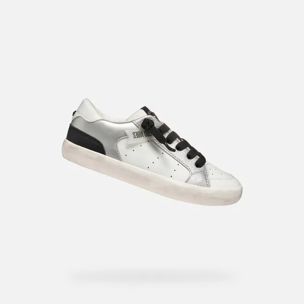 GEOX GISLI MEISJES Sneakers - WIT/ZILVER Wit/Zilver — vergelijk prijzen bij 1 winkel