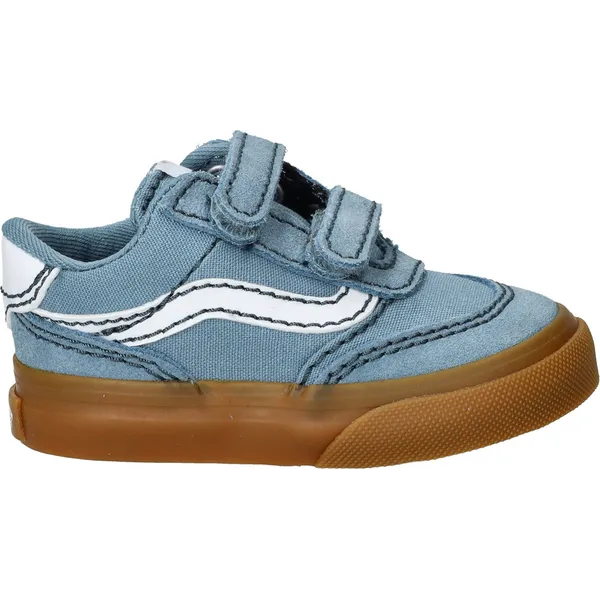 Vans Brooklyn LS V lichtblauw - wit