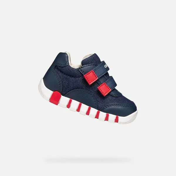 GEOX IUPIDOO DREUMES Sneakers - MARINEBLAUW/ROOD Marineblauw/Rood — vergelijk prijzen bij 1 winkel