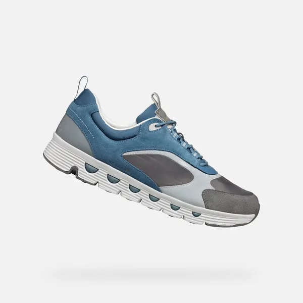 GEOX SPHERICA ECUB-4 HEREN Sneakers Donkergrijs/Duifblauw — vergelijk prijzen bij 1 winkel