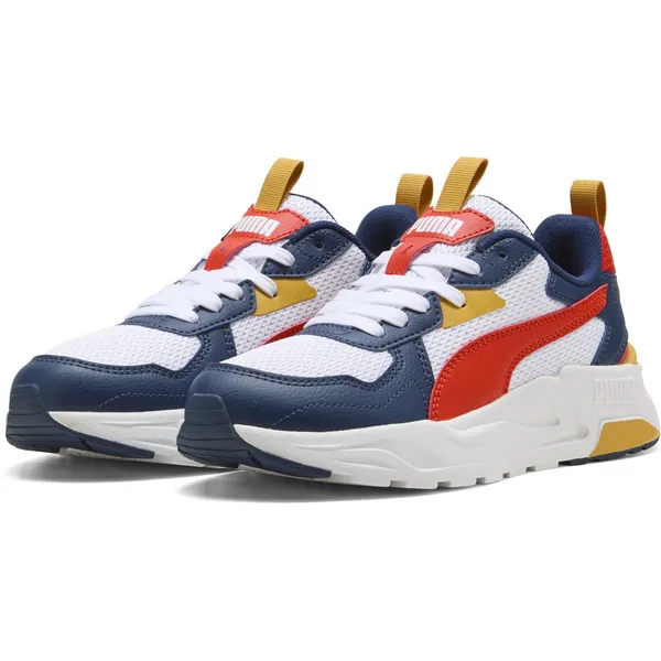 PUMA Trinity Lite Jr PUMA White-Fierce Red-Persian Blue — vergelijk prijzen bij 1 winkel