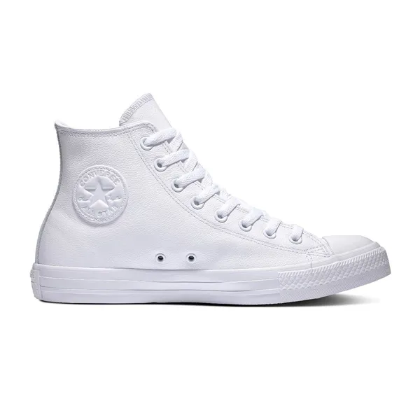 Converse All Stars Leather Hoog 1T406 Wit Wit — vergelijk prijzen bij 1 winkel