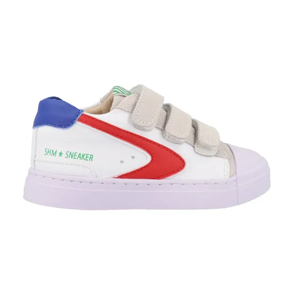 Shoesme Sneakers SH22S015-D Wit / Rood Wit — vergelijk prijzen bij 1 winkel