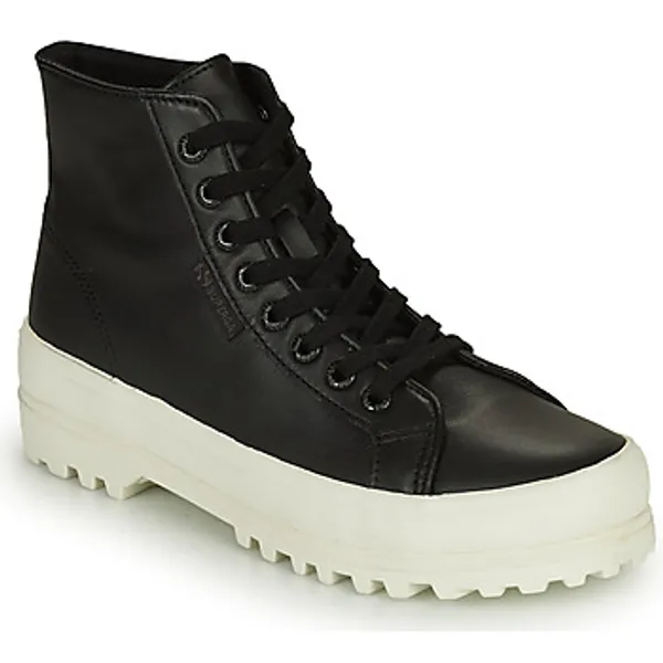 Superga Hoge Sneakers  2341 ALPINA NAPPA Zwart — vergelijk prijzen bij 1 winkel