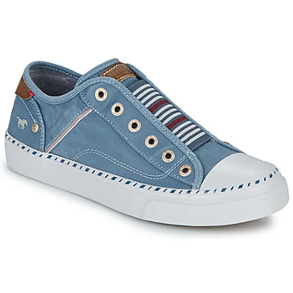 mustang Lage Sneakers  VIOLANTA Blauw — vergelijk prijzen bij 1 winkel