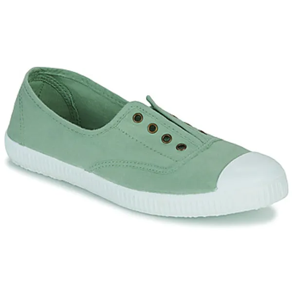 Victoria Lage Sneakers  INGLESA ELASTICO TINTADA Groen — vergelijk prijzen bij 1 winkel
