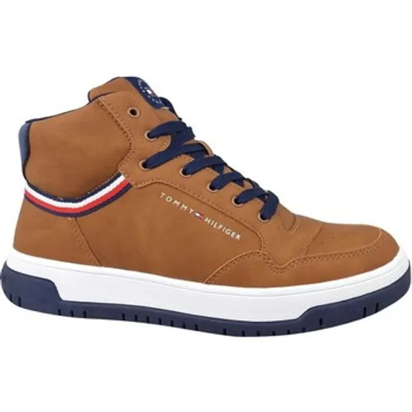 Tommy Hilfiger Hoge Sneakers  T3B9324821355A242 Bruin — vergelijk prijzen bij 1 winkel