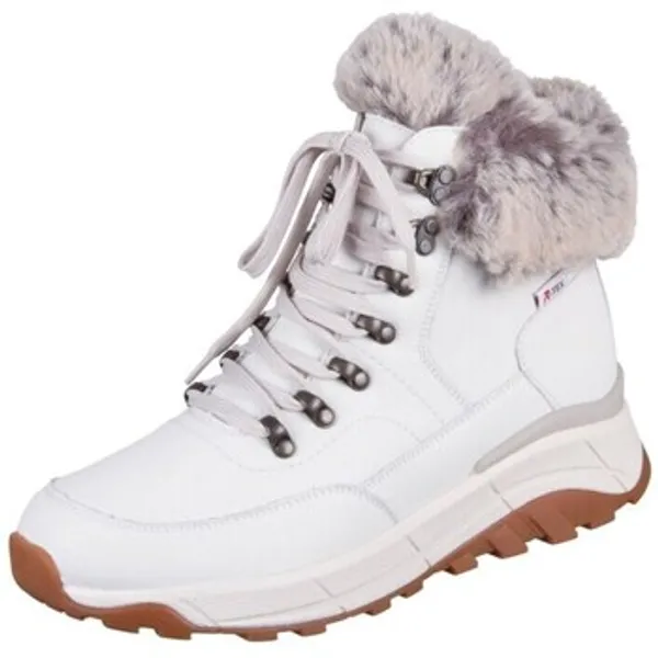 Rieker Hoge Sneakers  Evolution Offwhite Murmel Rock Rabbit Wit — vergelijk prijzen bij 1 winkel