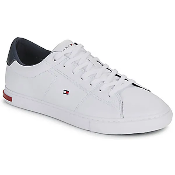 Tommy Hilfiger Lage Sneakers  ESSENTIAL LEATHER DETAIL VULC Wit — vergelijk prijzen bij 1 winkel