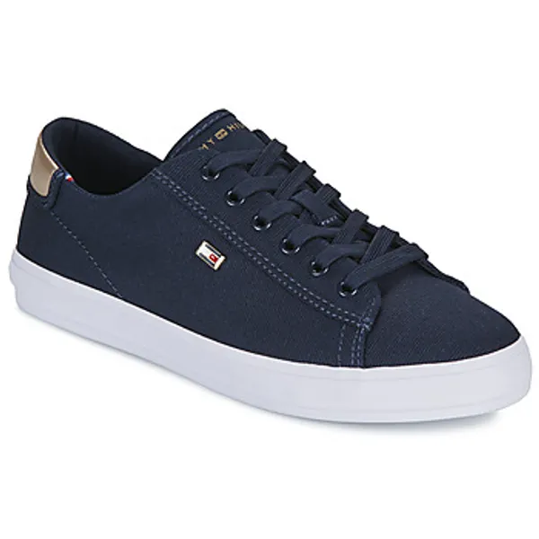 Tommy Hilfiger Lage Sneakers  VULC CANVAS LACE UP SNEAKER Blauw — vergelijk prijzen bij 1 winkel