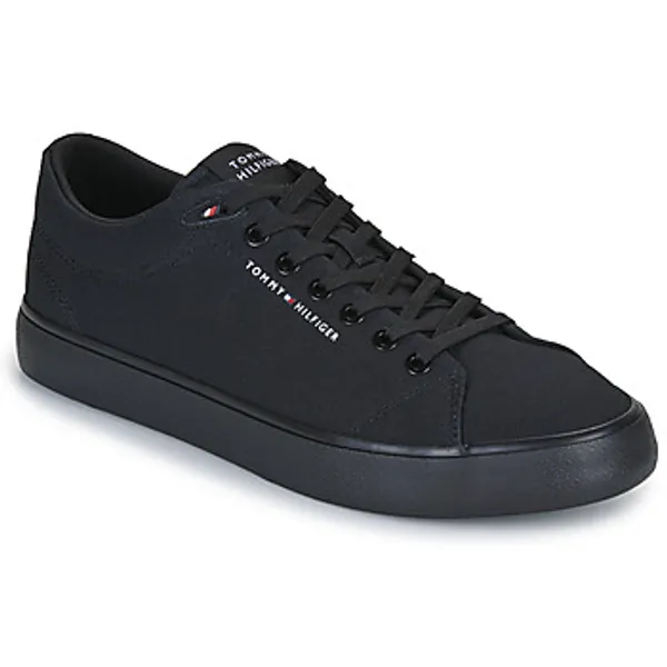 Tommy Hilfiger Lage Sneakers  TH HI VULC LOW Zwart — vergelijk prijzen bij 1 winkel