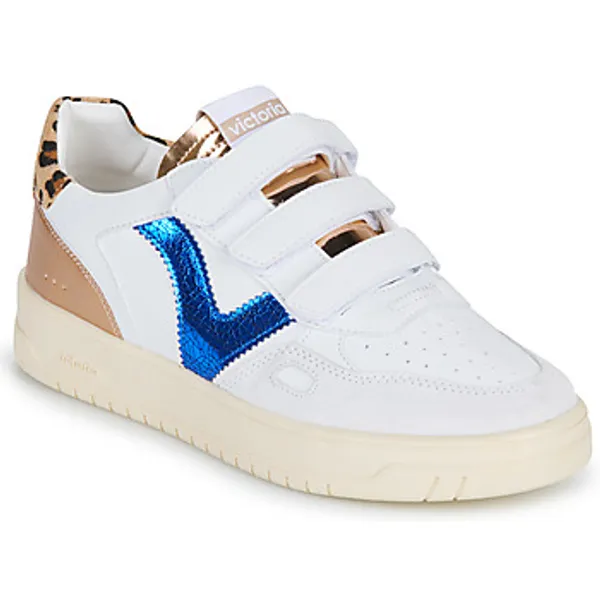 Victoria Lage Sneakers  SEUL TIRAS EFECTO PIEL ANIMAL PRINT Wit — vergelijk prijzen bij 1 winkel