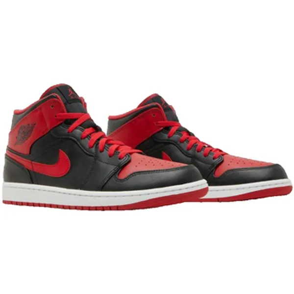 Nike Sneakers  Jordan 1 Mid Zwart — vergelijk prijzen bij 1 winkel