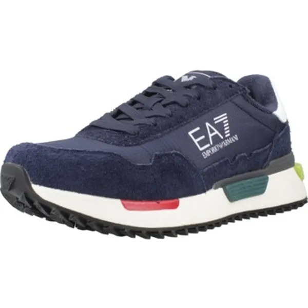 Emporio Armani EA7 Lage Sneakers Sport Zapatillas Hombre Modèle 7x000380 Af19175 Blauw — vergelijk prijzen bij 1 winkel