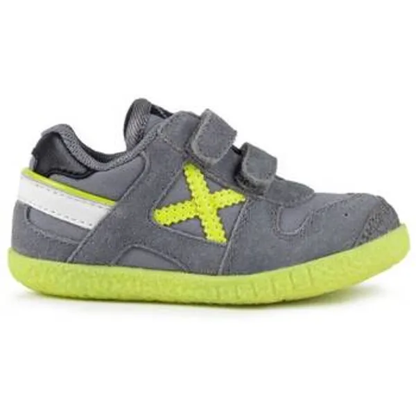 Munich Lage Sneakers  Baby Goal 8172621 Gris Grijs — vergelijk prijzen bij 1 winkel