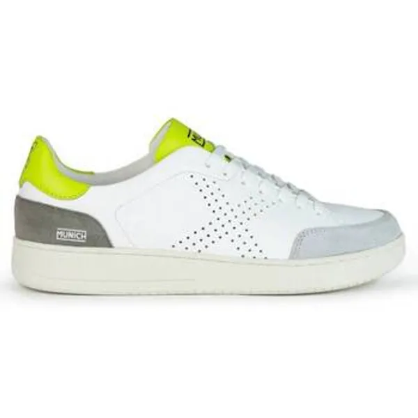 Munich Lage Sneakers  X-Court 8837007 Blanco/Amarillo Wit — vergelijk prijzen bij 1 winkel