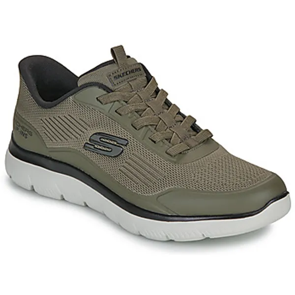 Skechers Lage Sneakers  SUMMITS LEYTER SLIP-INS Kaki — vergelijk prijzen bij 1 winkel
