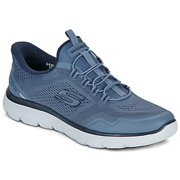 Skechers Lage Sneakers  SUMMITS TOP RATE SLIP-INS Blauw — vergelijk prijzen bij 1 winkel