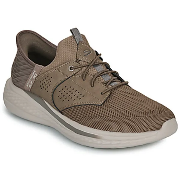 Skechers Lage Sneakers  SLADE CASTER SLIP-INS Bruin — vergelijk prijzen bij 2 winkels