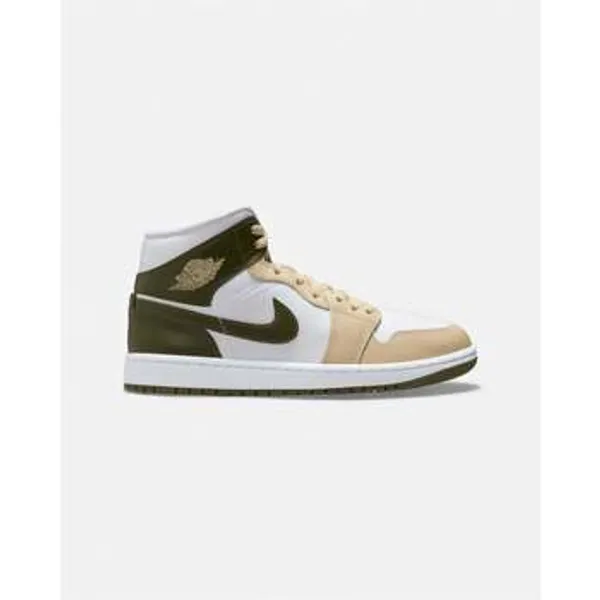 Nike Hoge Sneakers  Jordan 1 Mid Military Drab (Women's) Wit — vergelijk prijzen bij 1 winkel