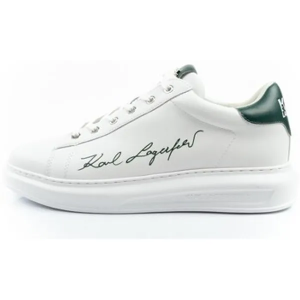 Karl Lagerfeld Lage Sneakers  KL9551101F Groen — vergelijk prijzen bij 1 winkel
