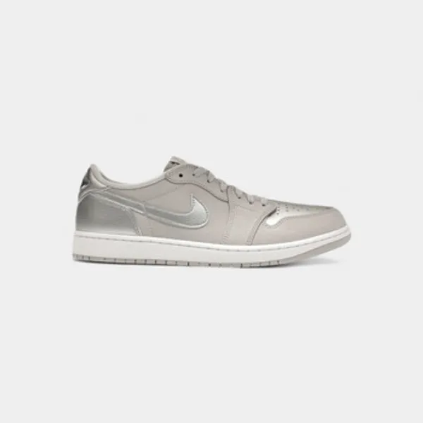 Nike Lage Sneakers  Jordan 1 Low OG Metallic Grijs — vergelijk prijzen bij 1 winkel