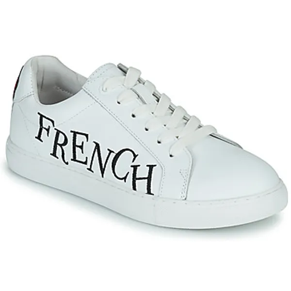 Bons baisers de Paname Lage Sneakers  SIMONE MOULIN ROUGE FRANCH CANCAN Wit — vergelijk prijzen bij 1 winkel