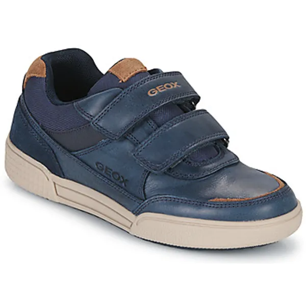 Geox Lage Sneakers  J POSEIDO B Marine — vergelijk prijzen bij 1 winkel