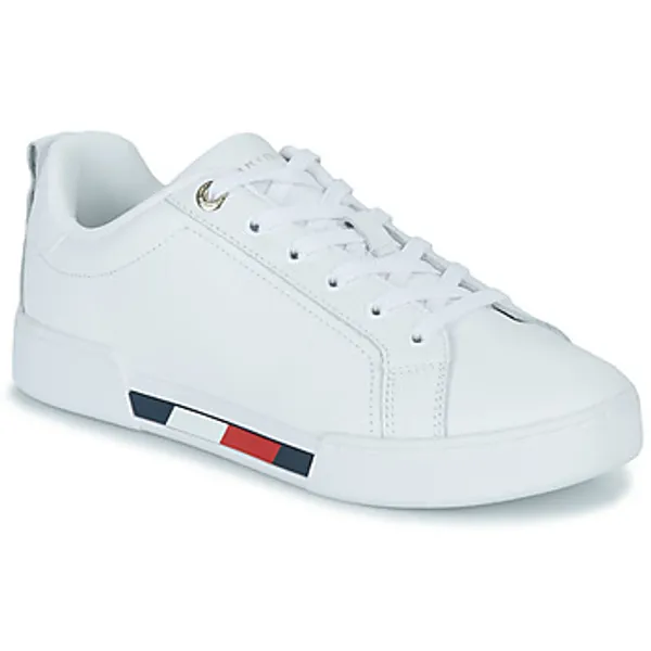 Tommy Hilfiger Lage Sneakers  TRICOLOR INSERT SNEAKER Wit — vergelijk prijzen bij 1 winkel