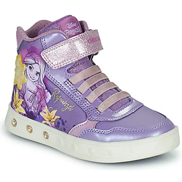 Geox Hoge Sneakers  J SKYLIN GIRL G Violet — vergelijk prijzen bij 1 winkel