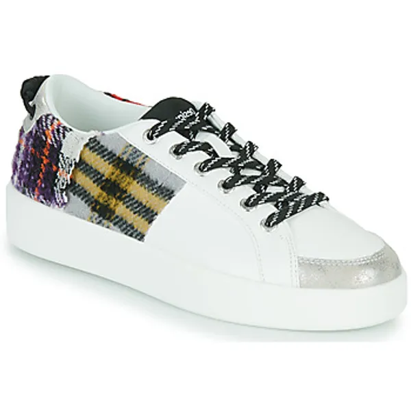 Desigual Lage Sneakers  FANCY TARTAN Wit — vergelijk prijzen bij 1 winkel