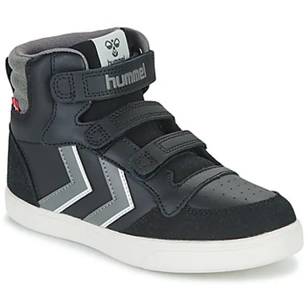 Hummel Hoge Sneakers  STADIL PRO JR Zwart — vergelijk prijzen bij 1 winkel
