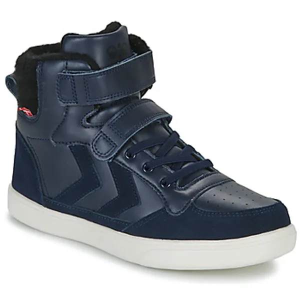 Hummel Hoge Sneakers  STADIL WINTER HIGH JR Blauw — vergelijk prijzen bij 1 winkel