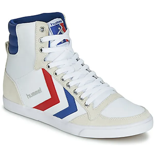 Hummel Hoge Sneakers  TEN STAR HIGH CANVAS Wit — vergelijk prijzen bij 1 winkel
