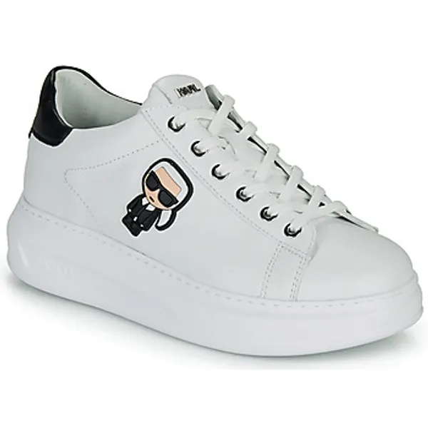 Karl Lagerfeld Lage Sneakers  KAPRI  IKONIC LO LACE Wit — vergelijk prijzen bij 1 winkel