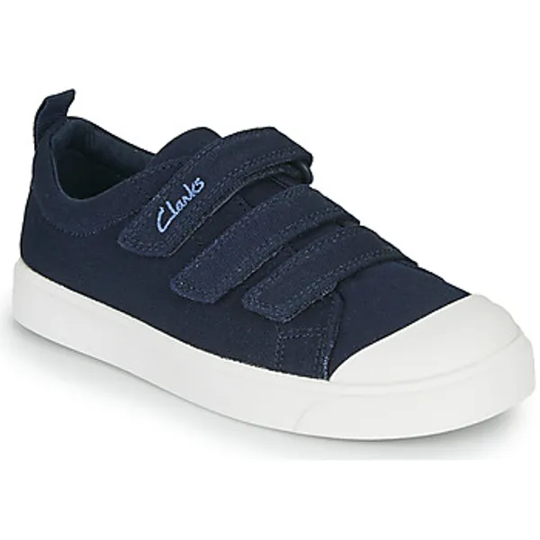 Clarks Lage Sneakers  CITY VIBE K Blauw — vergelijk prijzen bij 1 winkel