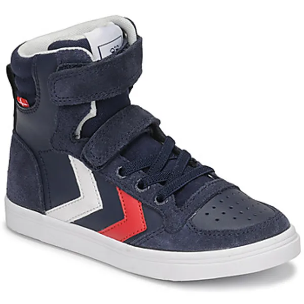 Hummel Lage Sneakers  SLIMMER STADIL HIGH JR Blauw — vergelijk prijzen bij 2 winkels
