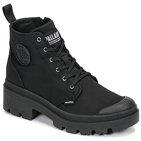 Palladium Hoge Sneakers  PALLABASE TWILL Zwart — vergelijk prijzen bij 1 winkel