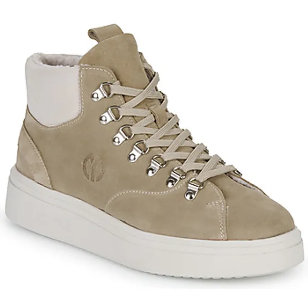 Yurban Lage Sneakers  GRENOBLE Beige — vergelijk prijzen bij 1 winkel