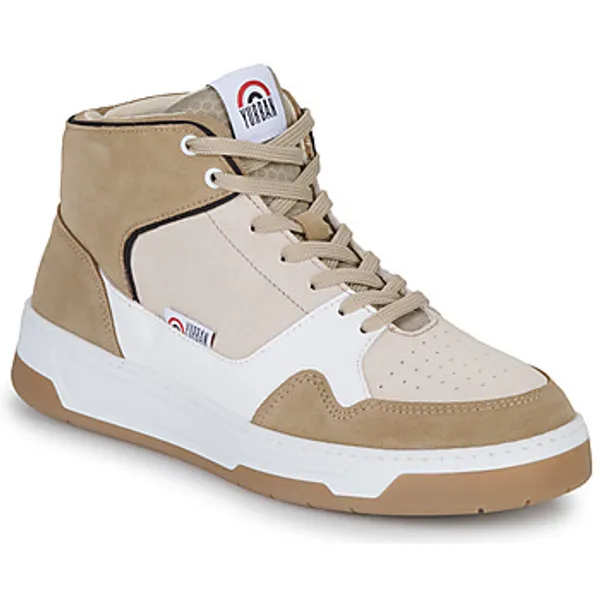 Yurban Hoge Sneakers  AUSTIN Beige — vergelijk prijzen bij 1 winkel